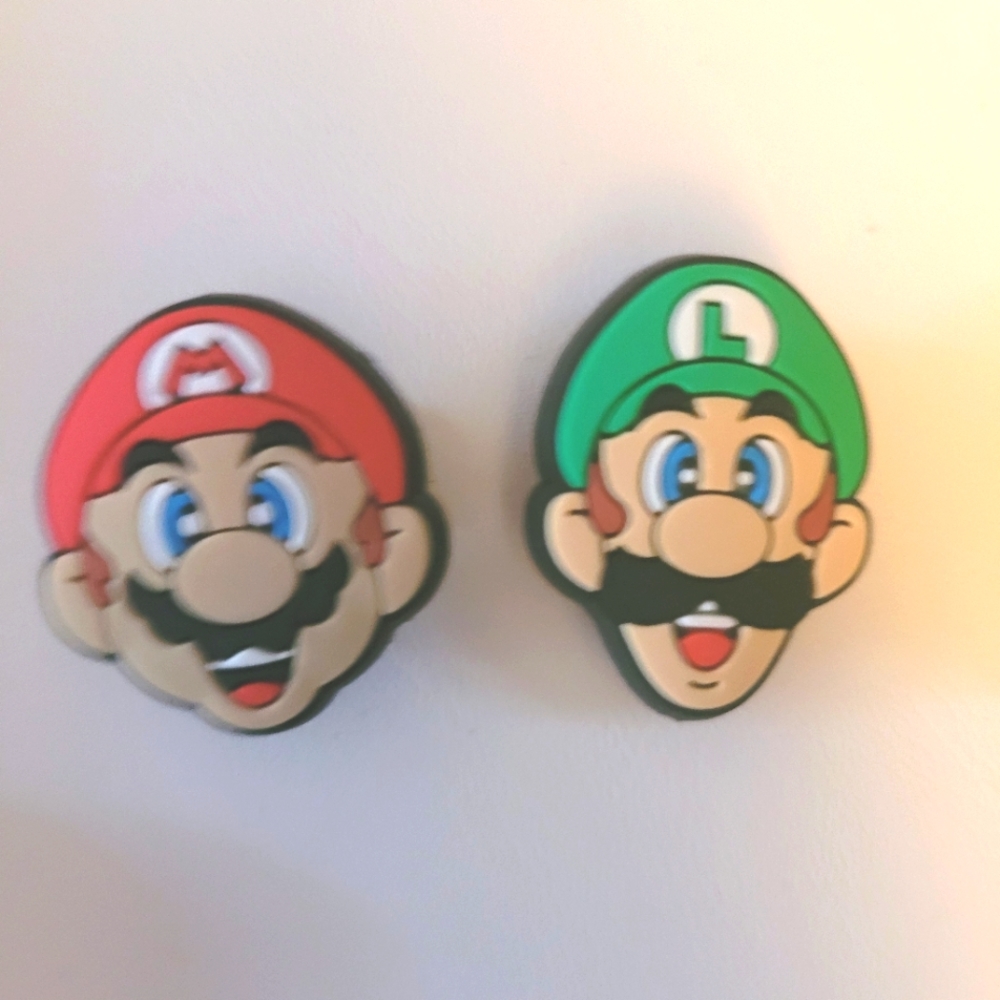Mario Bros charms for crocs
